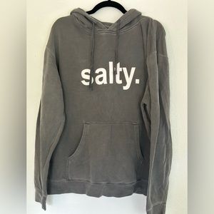 Salty gray hoodie